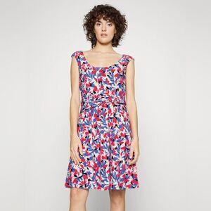 Laurel Ralph Lauren Floral Print Sleeveless Dress Size 2